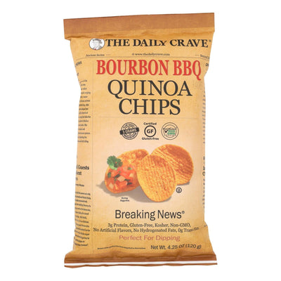 The Daily Crave - Quin Chips Bourbon Bbq - Case Of 8 - 4.25 Oz | OnlyNaturals.us