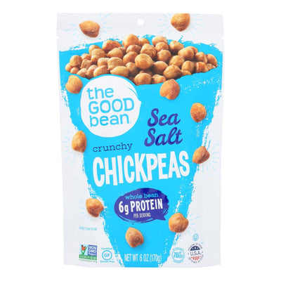 The Good Bean Crispy Crunchy Chickpea Snacks - Sea Salt - Case Of 6 - 6 Oz. | OnlyNaturals.us