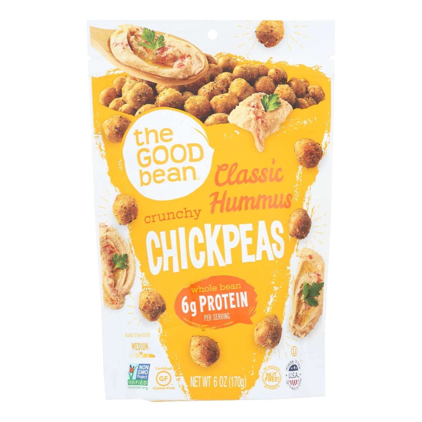 Buy The Good Bean Crunchy Chickpeas - Case Of 6 - 6 Oz  at OnlyNaturals.us