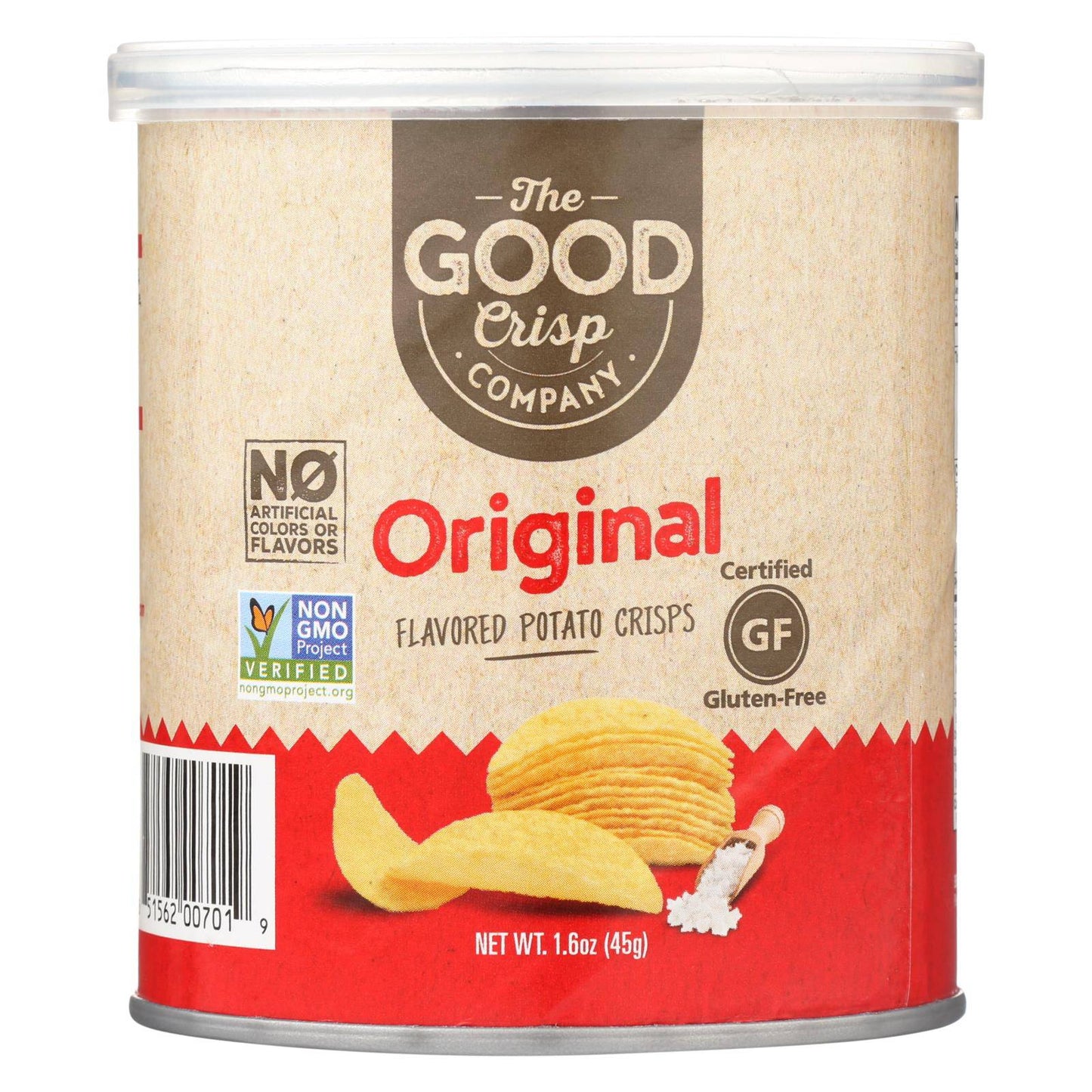Buy The Good Crisp Company Potato Crisps - Original - Case Of 12 - 1.6 Oz  at OnlyNaturals.us
