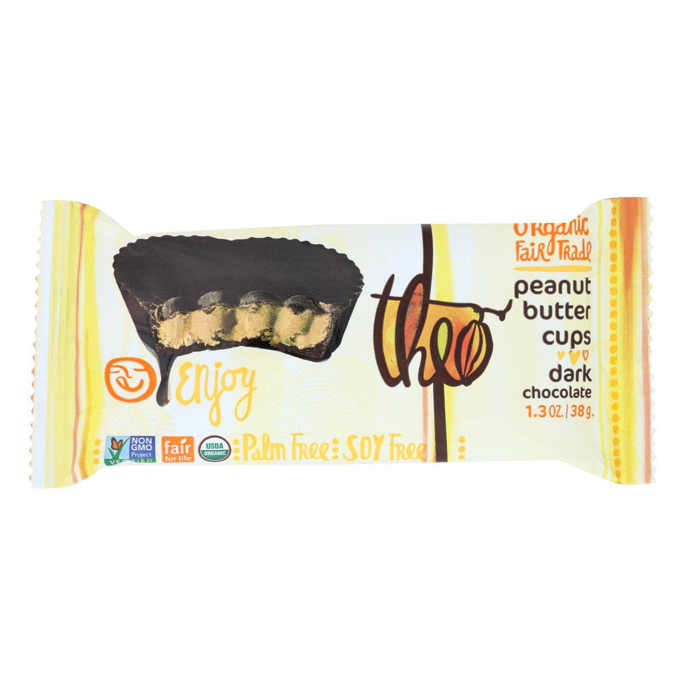 Buy Theo Chocolate Peanut Butter Cups - Dark Chocolate - 1.3 Oz - Case Of 12  at OnlyNaturals.us