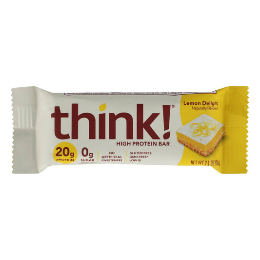 Buy Think Products High Protein Bar - Lemon Delight - Case Of 10 - 2.1 Oz.  at OnlyNaturals.us