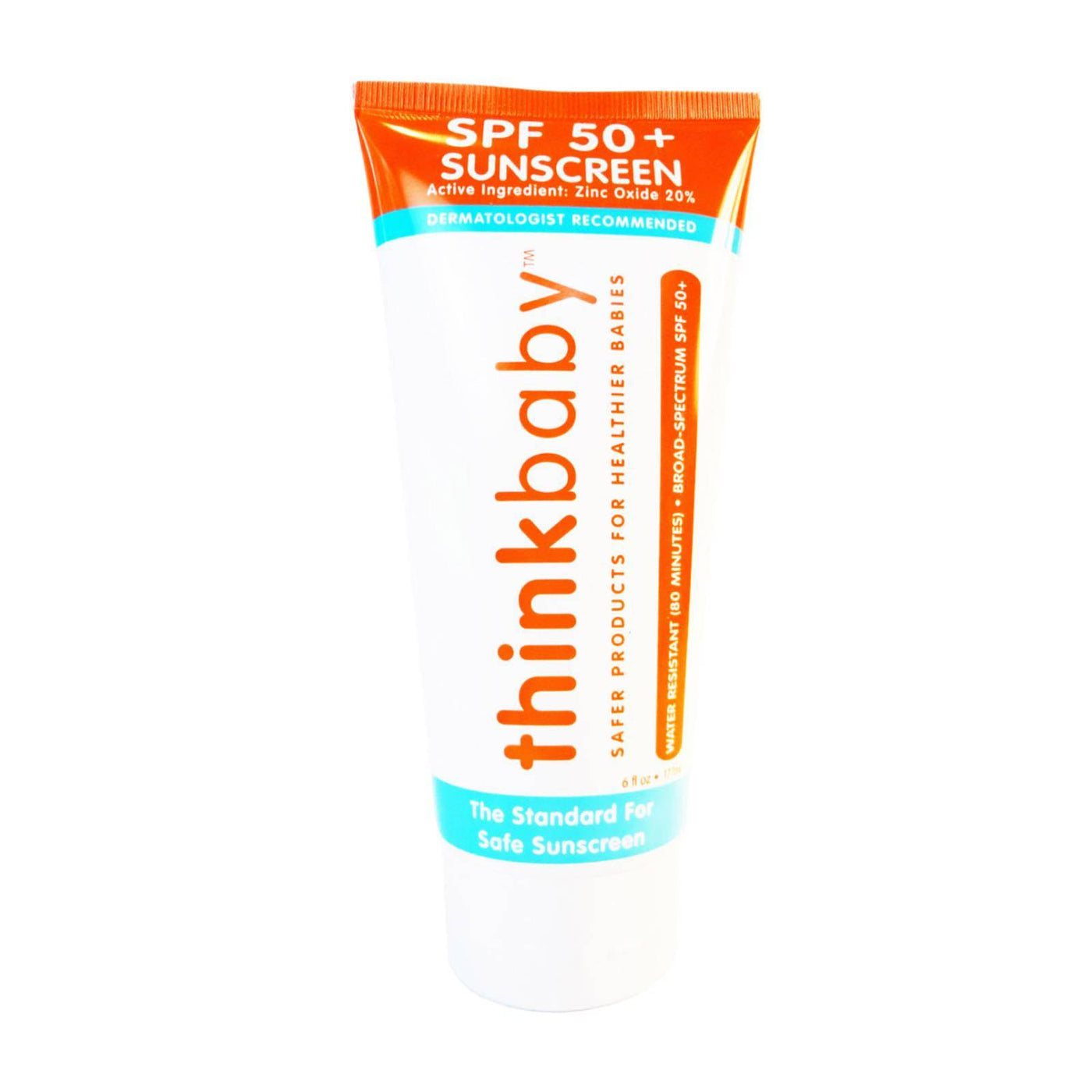 Thinkbaby Safe Sunscreen Spf 50+ 6oz | OnlyNaturals.us