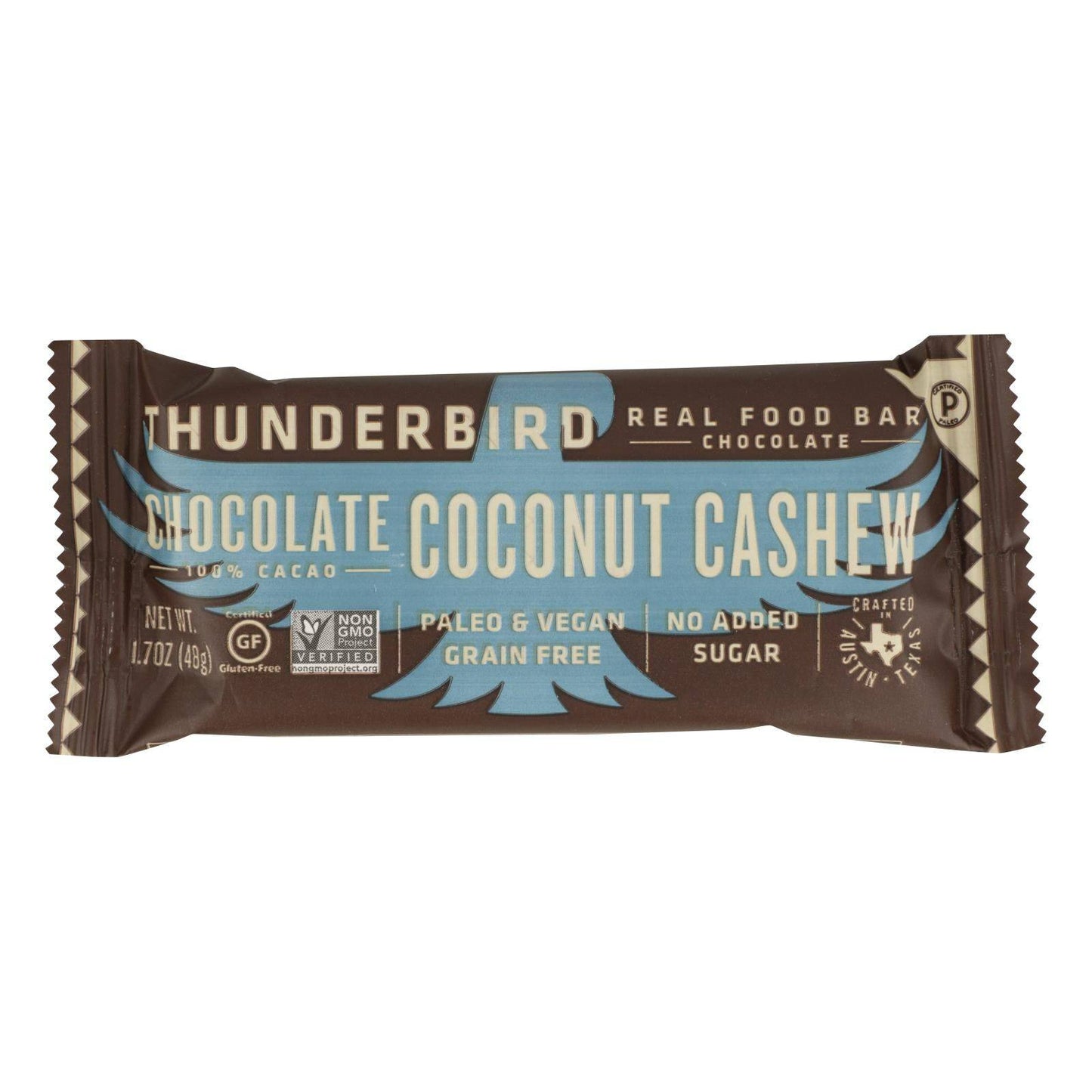 Thunderbird - Bar Chocolate Coconut Cashew - Case Of 12-1.7 Oz | OnlyNaturals.us