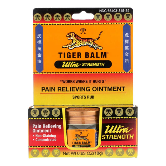 Tiger Balm Pain Relief Ointment - 0.63 Oz - Case Of 6 | OnlyNaturals.us