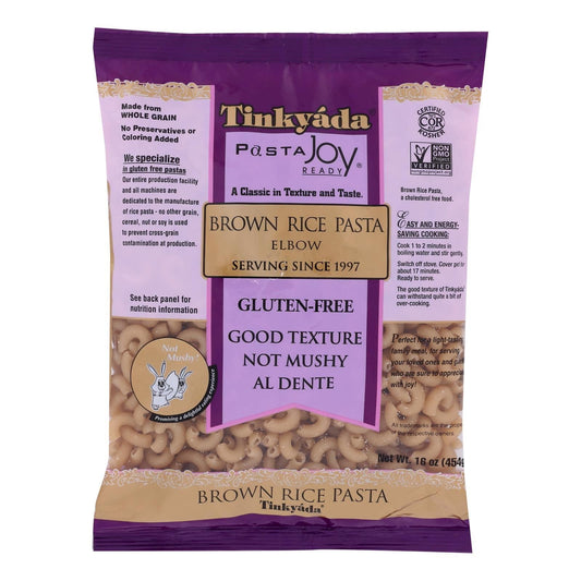 Tinkyada Brown Rice Elbows - Case Of 12 - 16 Oz | OnlyNaturals.us