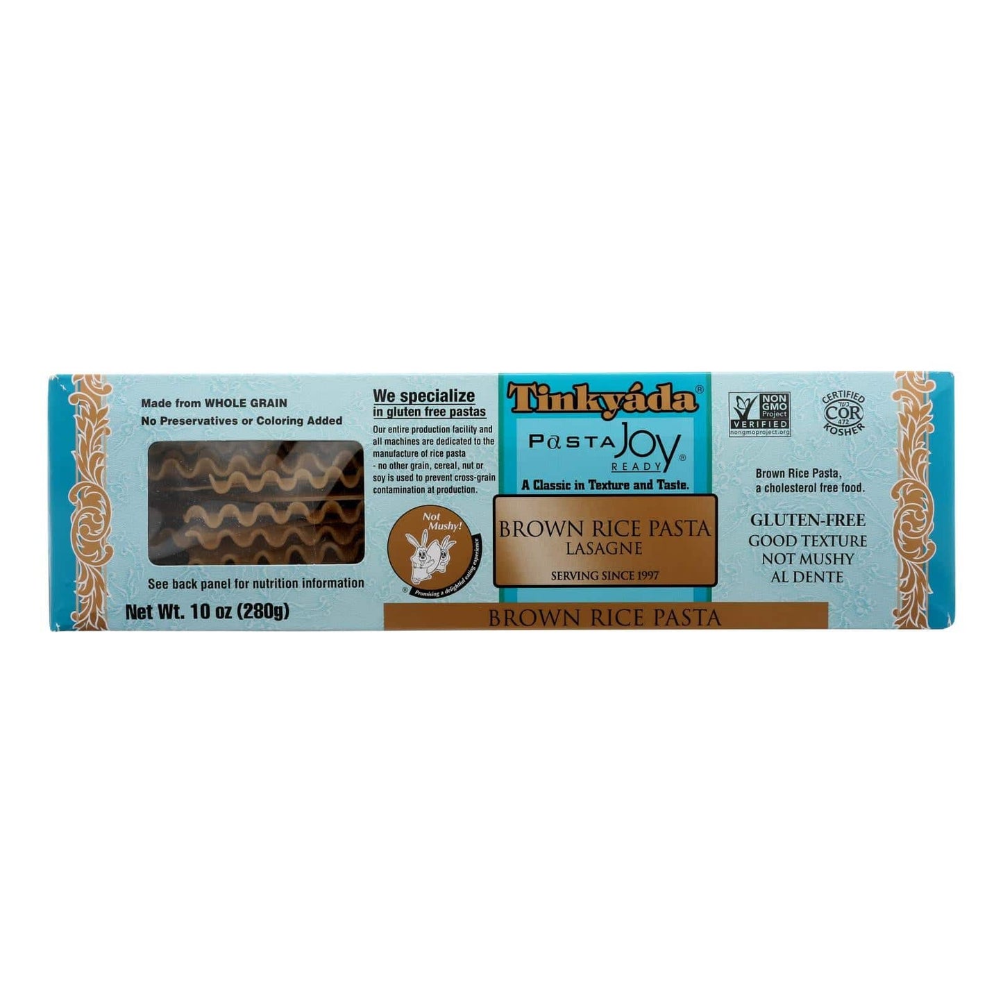 Tinkyada Brown Rice Pasta - Lasagna - Case Of 12 - 10 Oz | OnlyNaturals.us