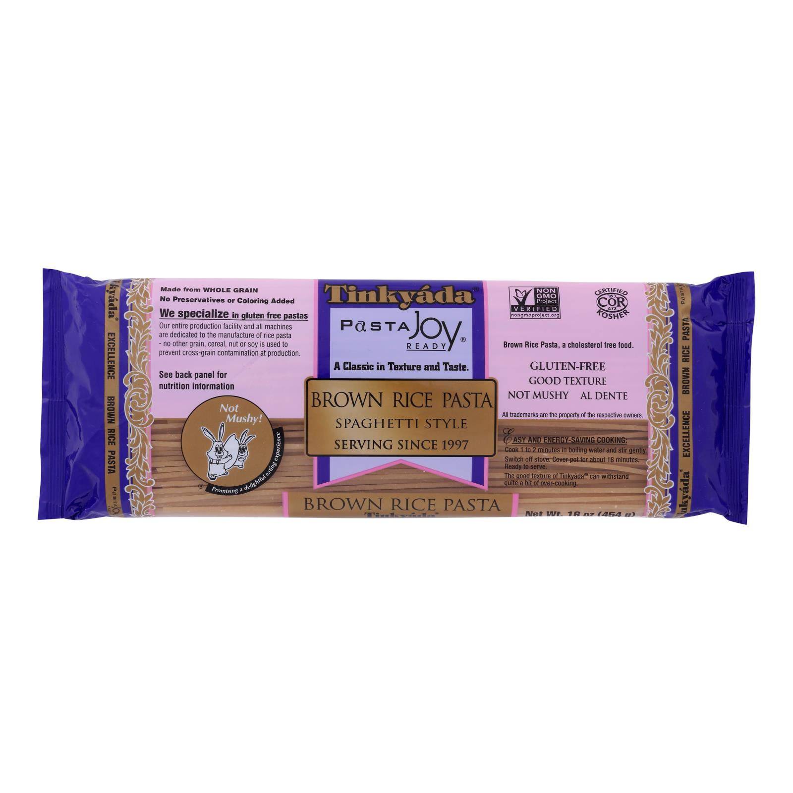 Buy Tinkyada Brown Rice Spaghetti - Case Of 12 - 16 Oz  at OnlyNaturals.us