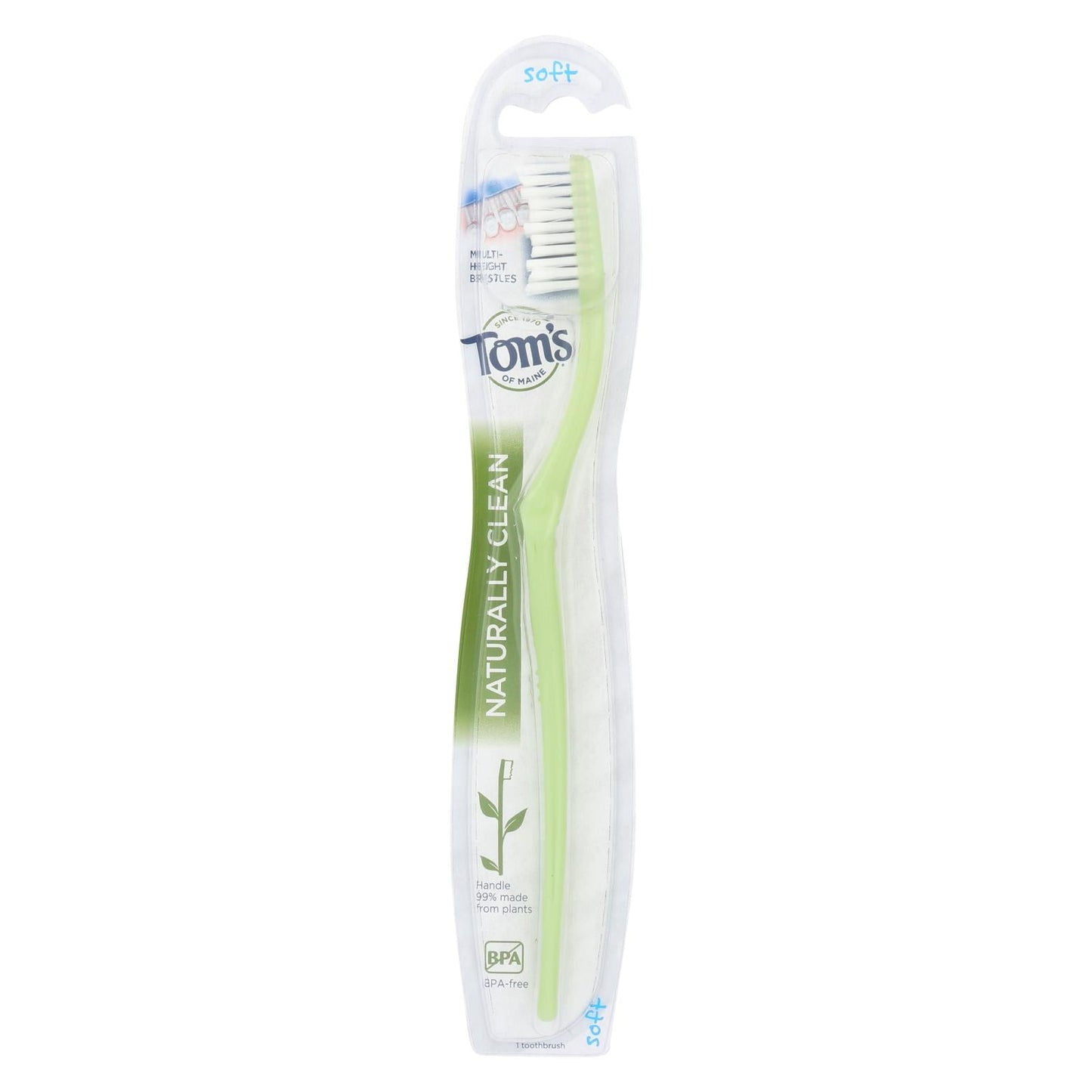 Tom's Of Maine Adult Toothbrush - Soft - Case Of 6 | OnlyNaturals.us