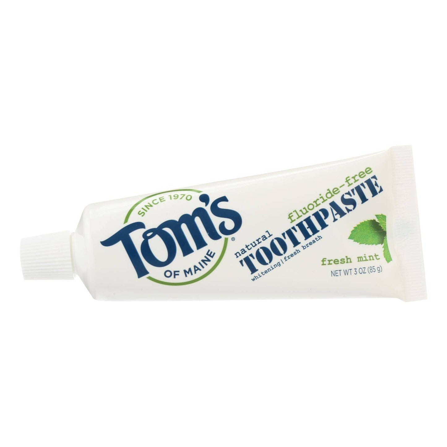 Tom's Of Maine Travel Natural Toothpaste - Fresh Mint Fluoride-free - Case Of 24 - 3 Oz. | OnlyNaturals.us