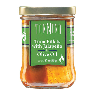 Buy Tonnino Tuna Fillets - Jalapeno Olive Oil - Case Of 6 - 6.7 Oz.  at OnlyNaturals.us
