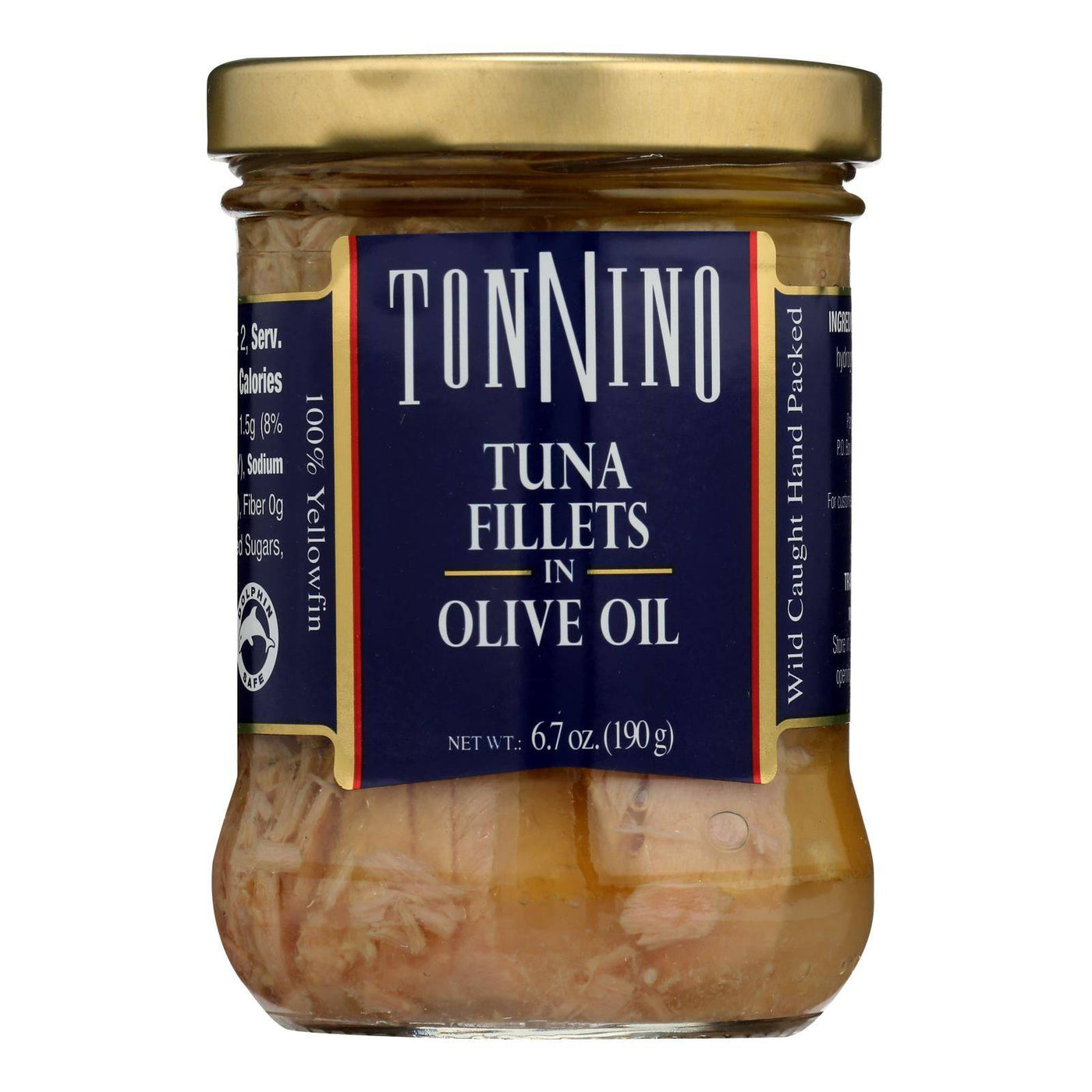Buy Tonnino Tuna Fillets - Olive Oil - Case Of 6 - 6.7 Oz.  at OnlyNaturals.us