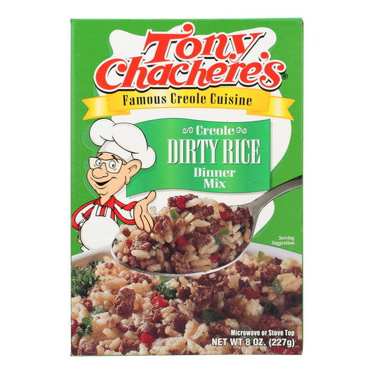 Buy Tony Chachere's Creole Dirty Rice Dinner Mix - Case Of 12 - 8 Oz  at OnlyNaturals.us