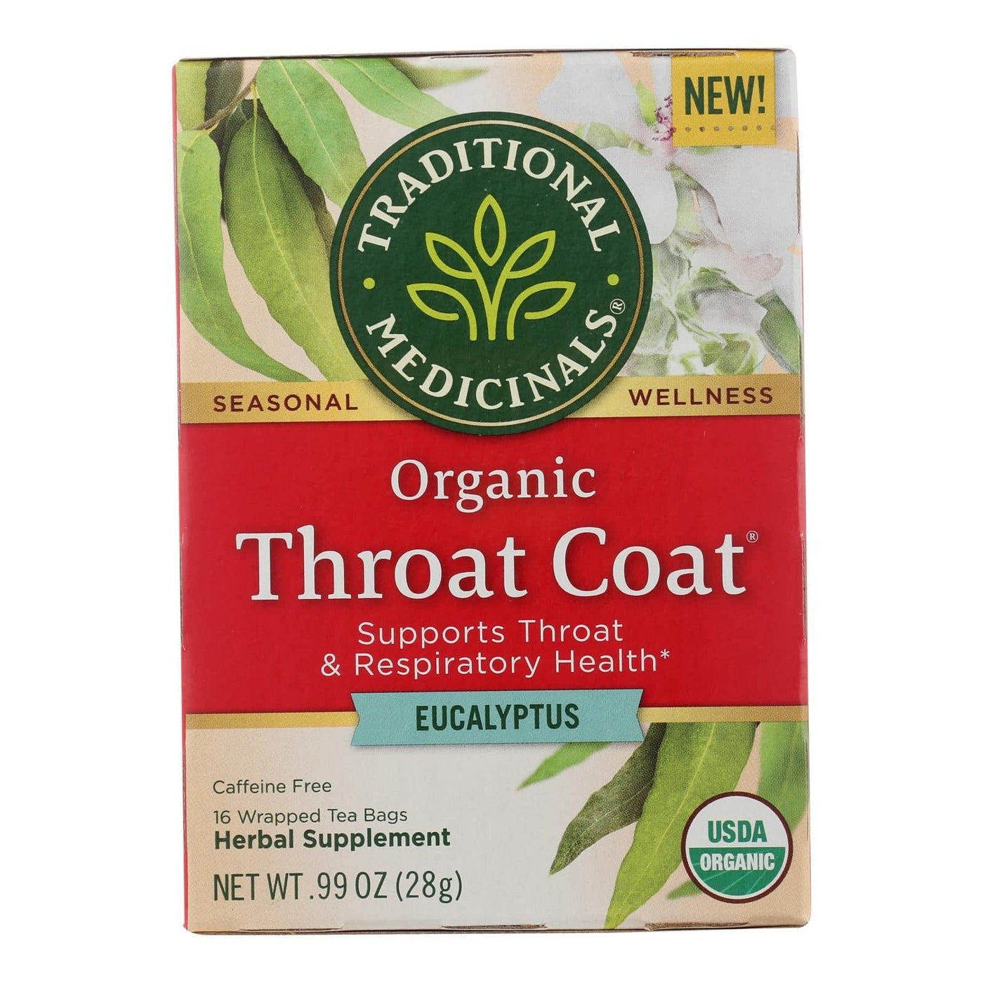 Traditional Medicinals - Herbal Tea Thrt Ct Eclyp - Case Of 6 - 16 Bag | OnlyNaturals.us