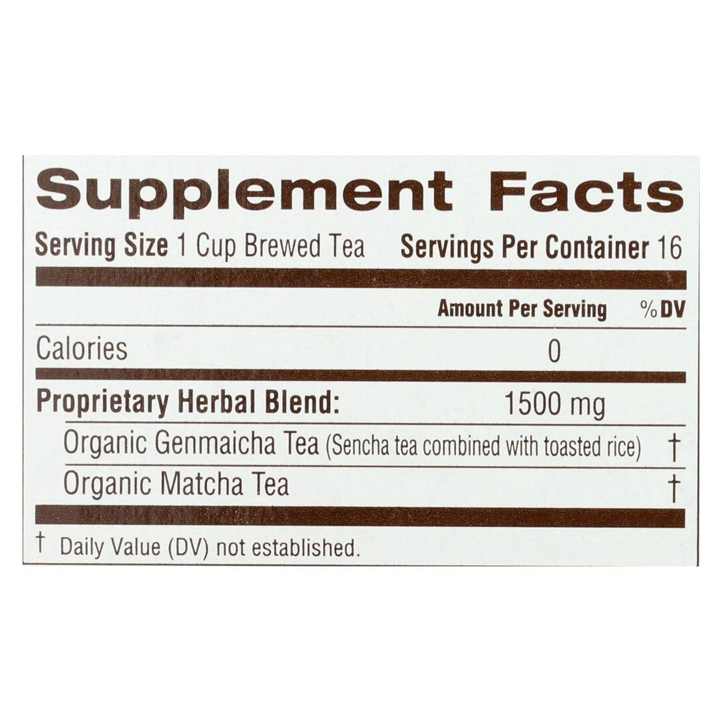 Traditional Medicinals - Green Tea Mtcha W-rce - Case Of 6 - 16 Bag | OnlyNaturals.us