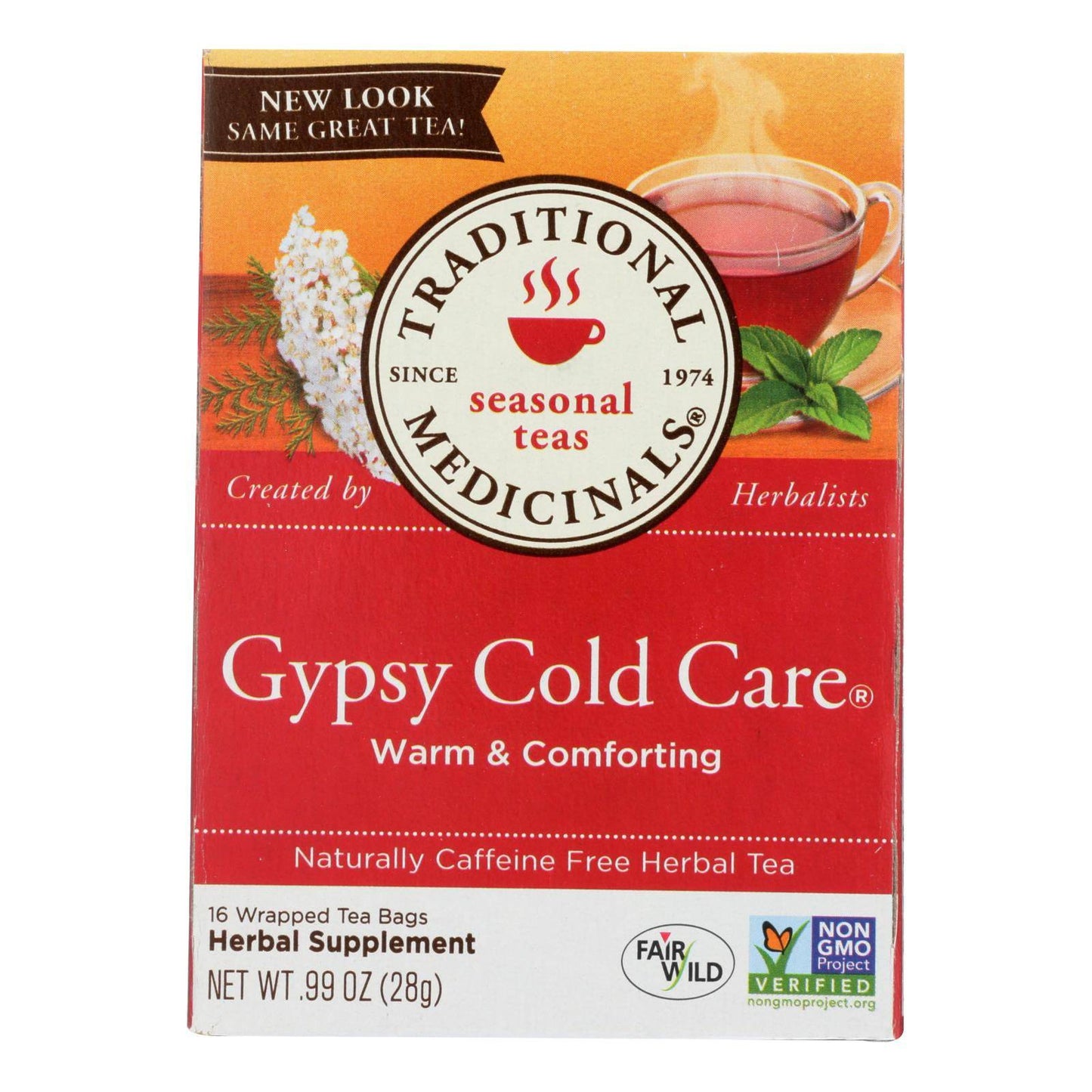 Buy Traditional Medicinals Gypsy Cold Care Herbal Tea - 16 Tea Bags - Case Of 6  at OnlyNaturals.us