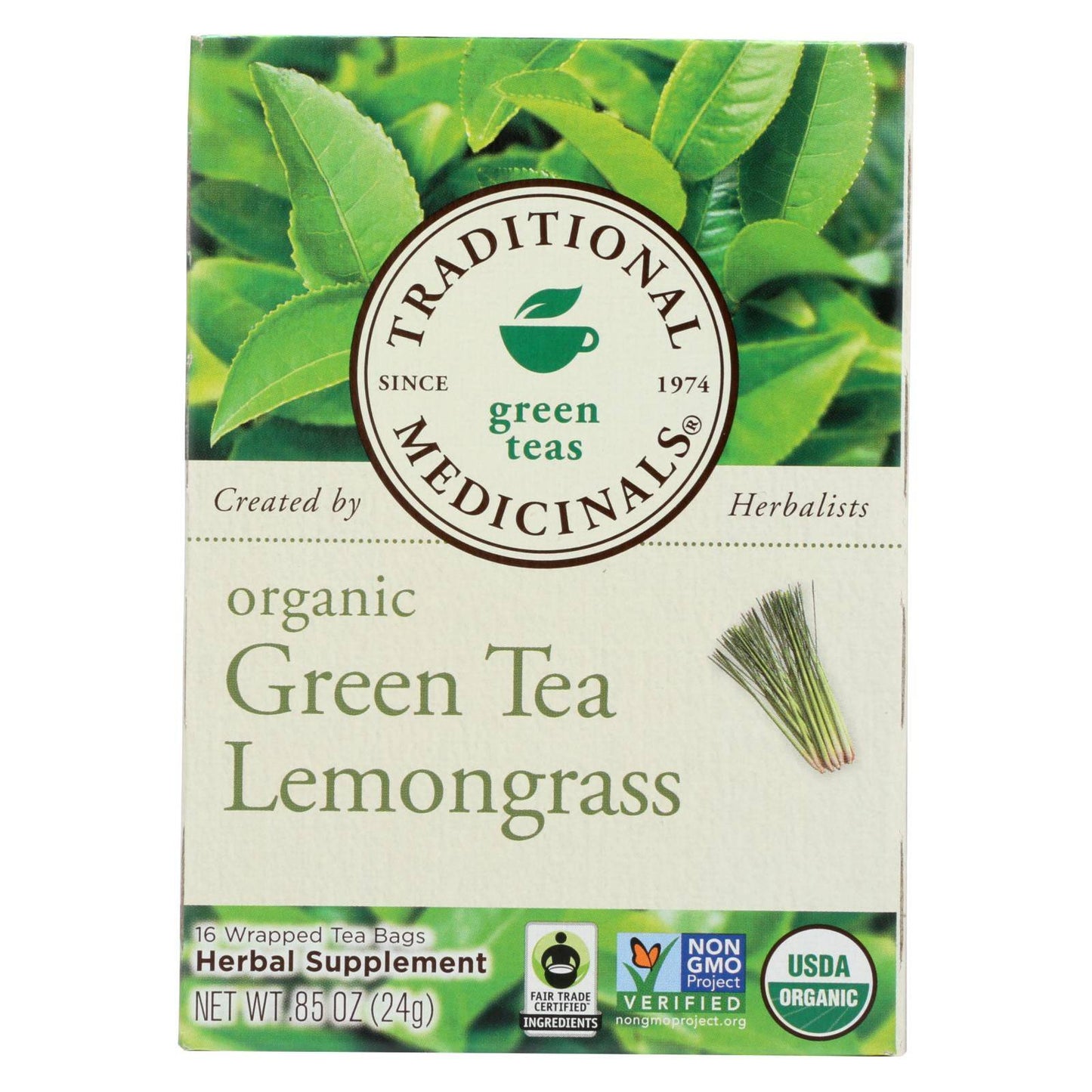 Buy Traditional Medicinals Organic Golden Green Tea - 16 Tea Bags - Case Of 6  at OnlyNaturals.us