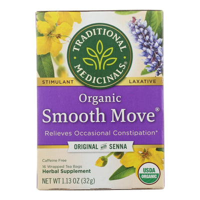 Buy Traditional Medicinals Organic Smooth Move Herbal Tea - 16 Tea Bags - Case Of 6  at OnlyNaturals.us