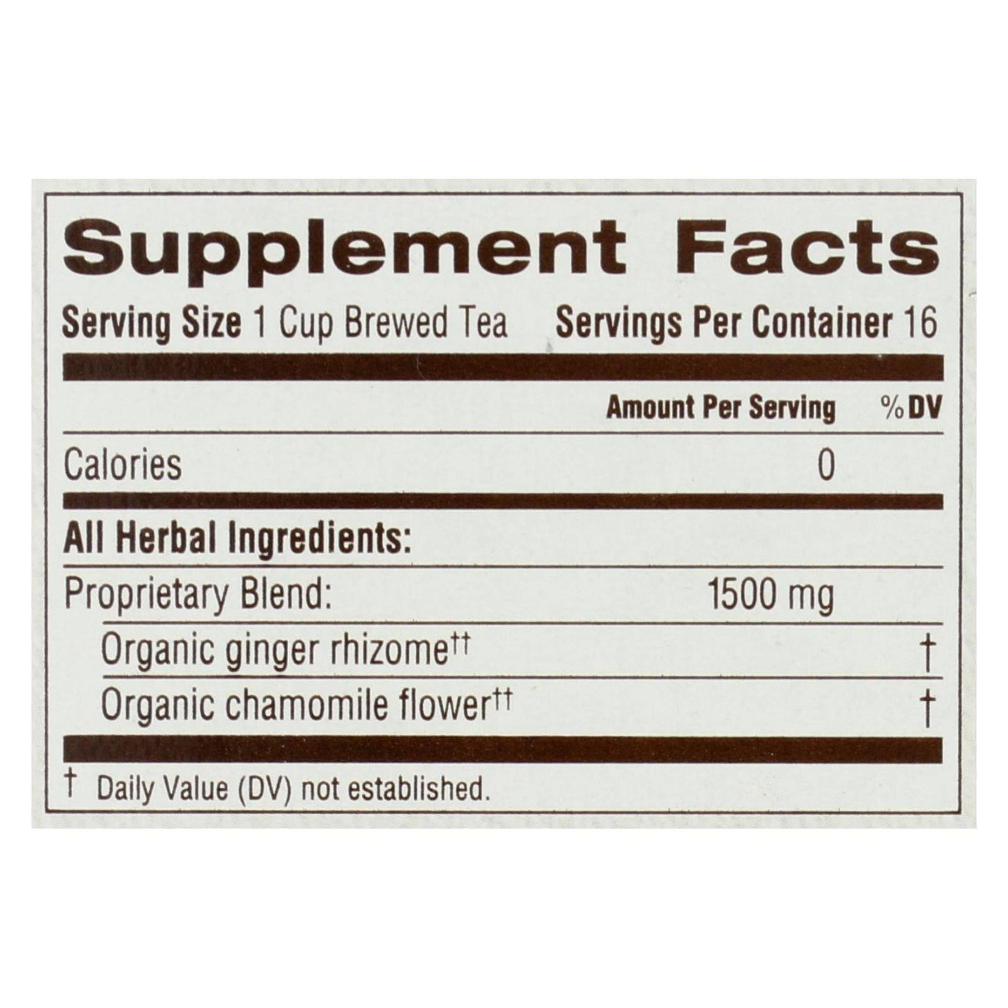 Traditional Medicinals Organic Golden Ginger Tea - Case Of 6 - 16 Bags | OnlyNaturals.us