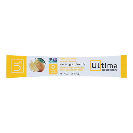 Ultima Replenisher - Electrolyte Mix Lemonade - Case Of 20-.12 Oz | OnlyNaturals.us