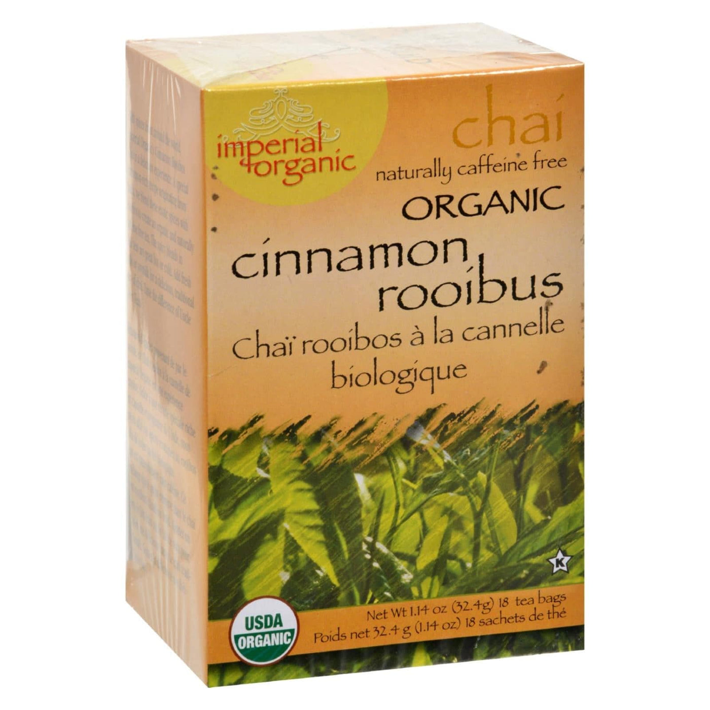 Uncle Lee's Imperial Organic Cinnamon Rooibus Chai Tea - 18 Tea Bags | OnlyNaturals.us