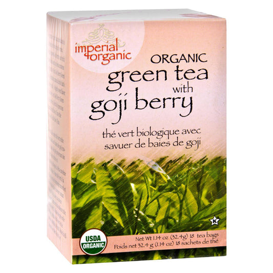 Uncle Lee's Imperial Organic Green Tea With Goji Berry - 18 Tea Bags | OnlyNaturals.us