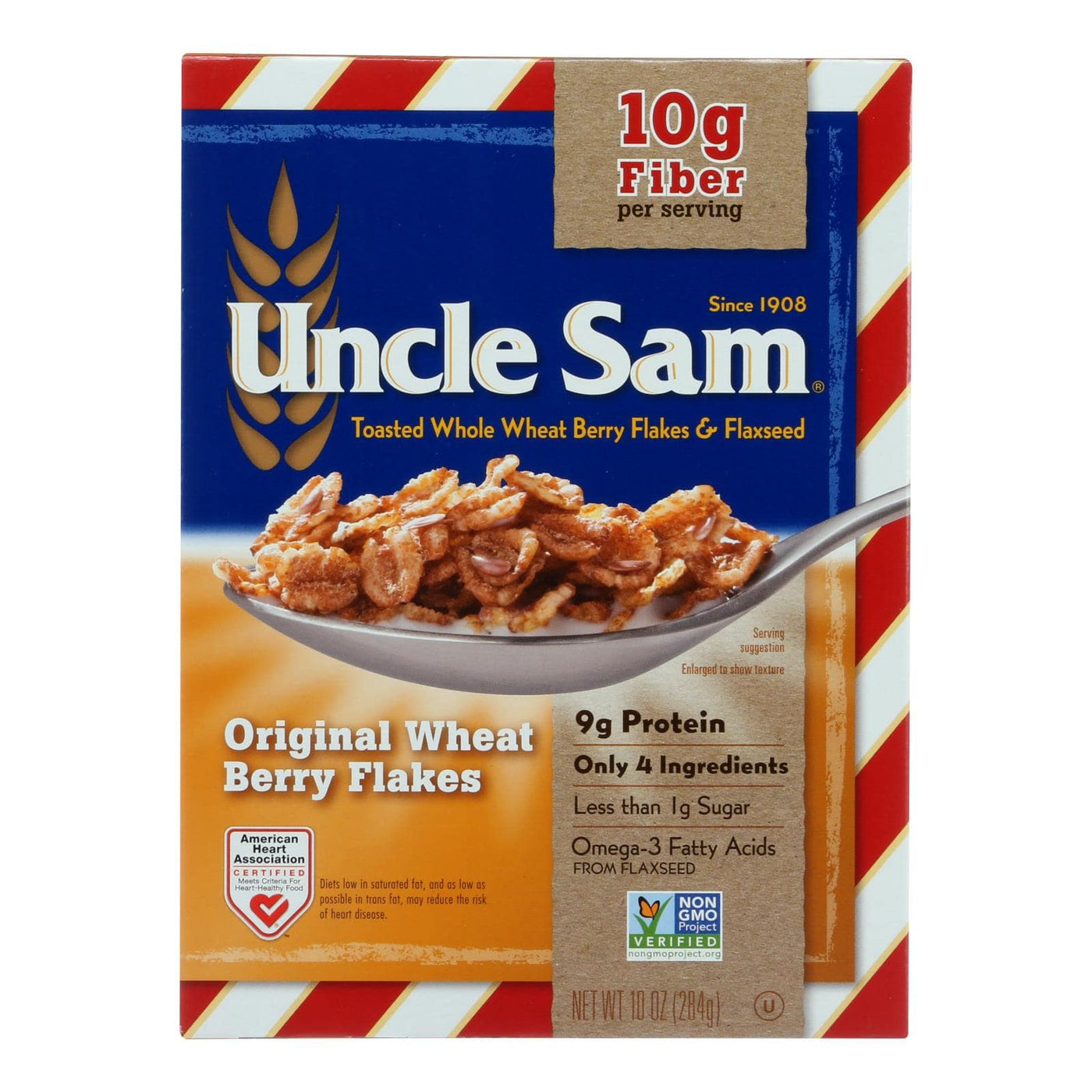 Uncle Sam Cereal Cereal - Original - 10 Oz - Case Of 12 | OnlyNaturals.us