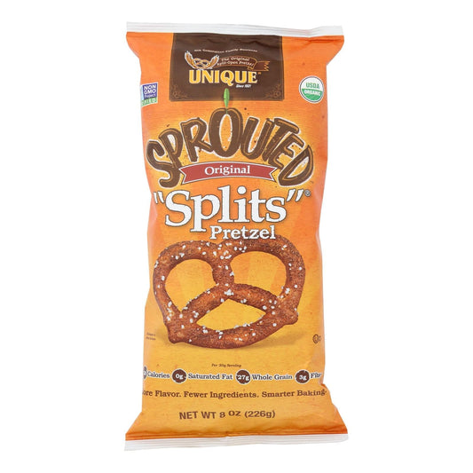 Buy Unique Pretzels - Sprouted Grain Pretzels - Case Of 12 - 8 Oz.  at OnlyNaturals.us