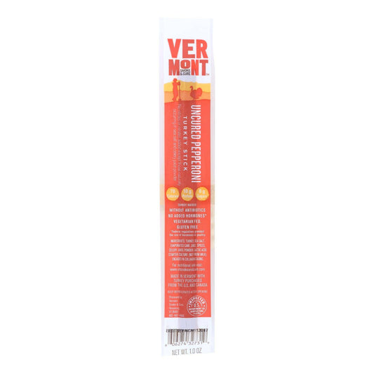 Vermont Smoke And Cure Realsticks - Turkey Pepperoni - 1 Oz - Case Of 24 | OnlyNaturals.us