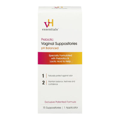Vh Essentials - Vaginal Suppositories Pre - 1 Each - 15 Ct | OnlyNaturals.us