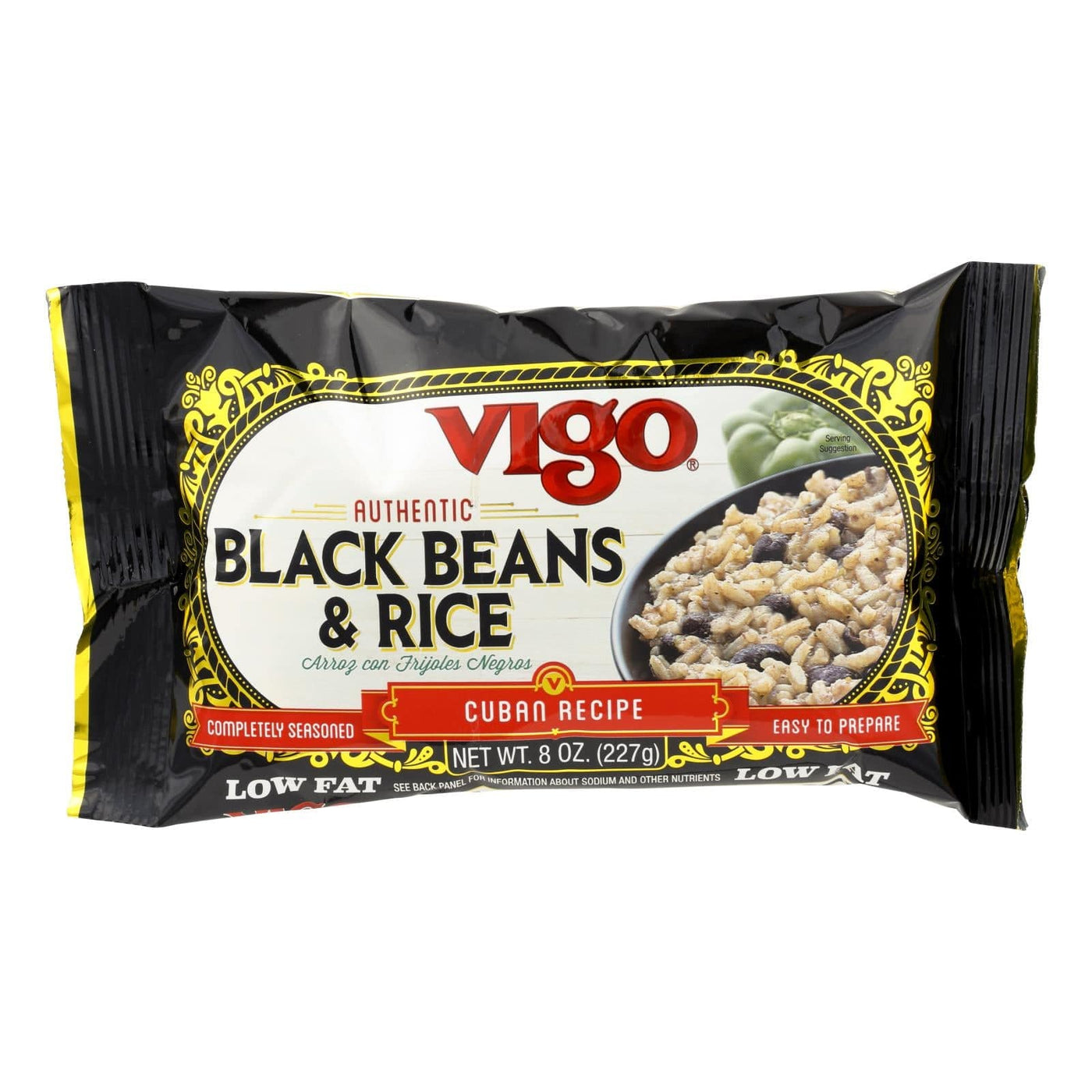 Vigo Black Bean And Rice - Case Of 12 - 8 Oz. | OnlyNaturals.us