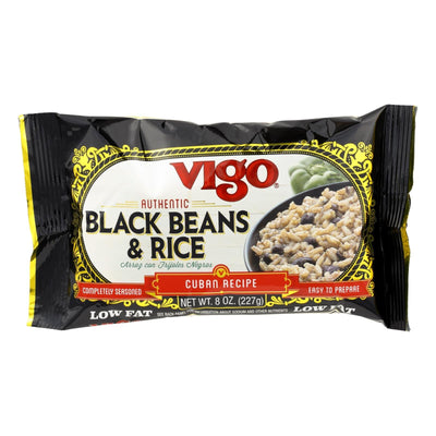 Vigo Black Bean And Rice - Case Of 12 - 8 Oz. | OnlyNaturals.us