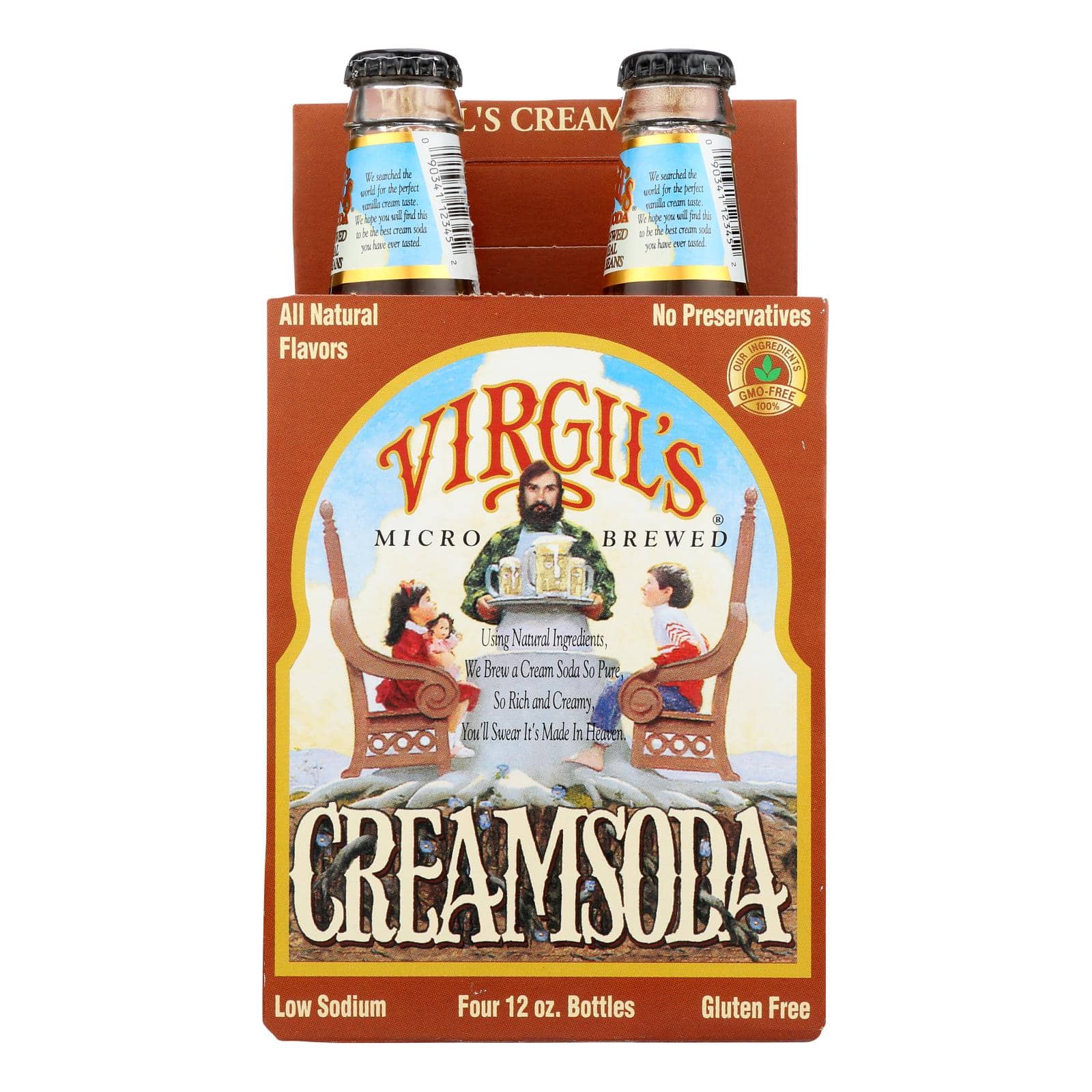 Buy Virgil's Rootbeer Cream Soda - Cream - Case Of 6 - 12 Fl Oz.  at OnlyNaturals.us