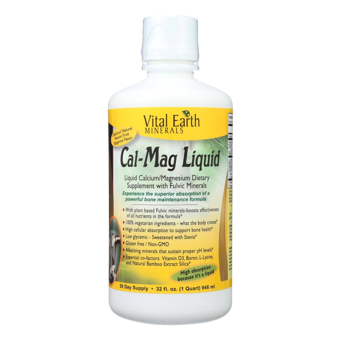 Vital Earth Minerals Cal-mag - Liquid - 32 Oz | OnlyNaturals.us