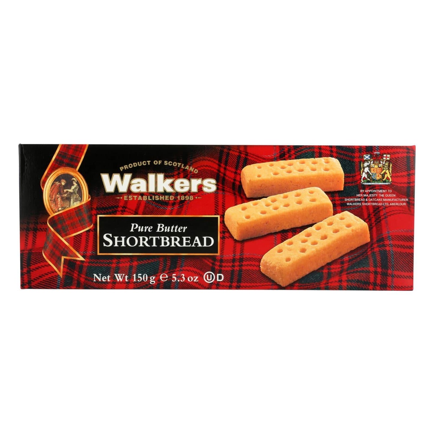 Walkers Shortbread - Pure Butter Fingers - Case Of 12 - 5.3 Oz. | OnlyNaturals.us