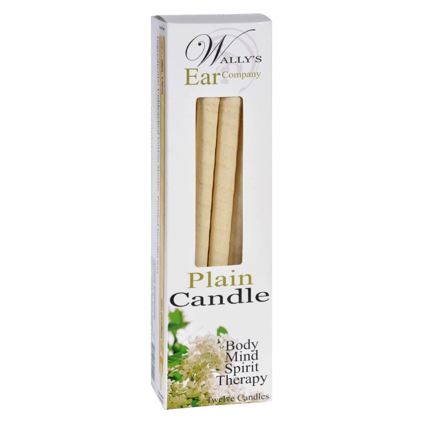 Wally's Candle - Plain - 12 Candles | OnlyNaturals.us