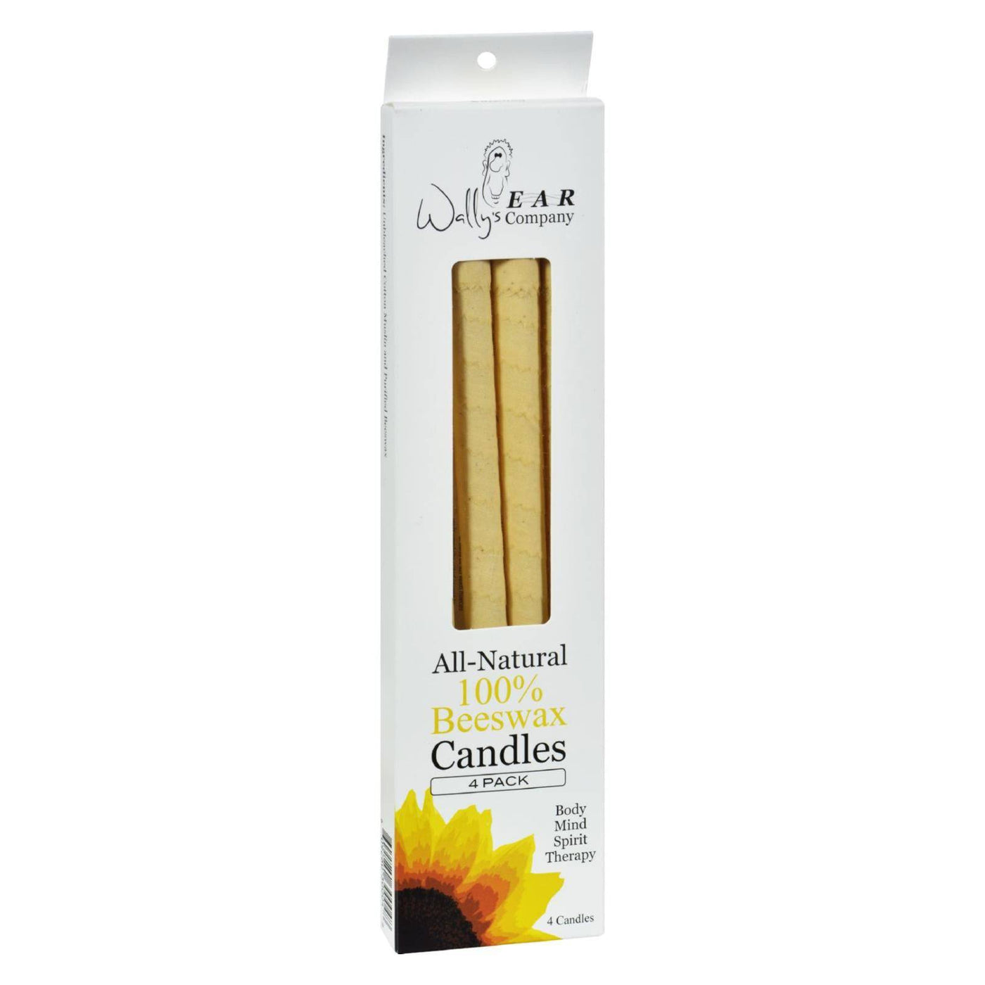 Buy Wally's Ear Candles Beeswax - 4 Candles  at OnlyNaturals.us