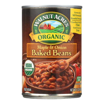 Walnut Acres Organic Baked Beans - Maple And Onion - Case Of 12 - 15 Oz. | OnlyNaturals.us