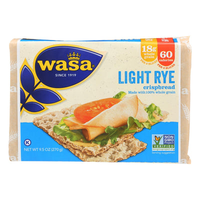 Wasa Crispbread Light Rye - Case Of 12 - 9.5 Oz. | OnlyNaturals.us