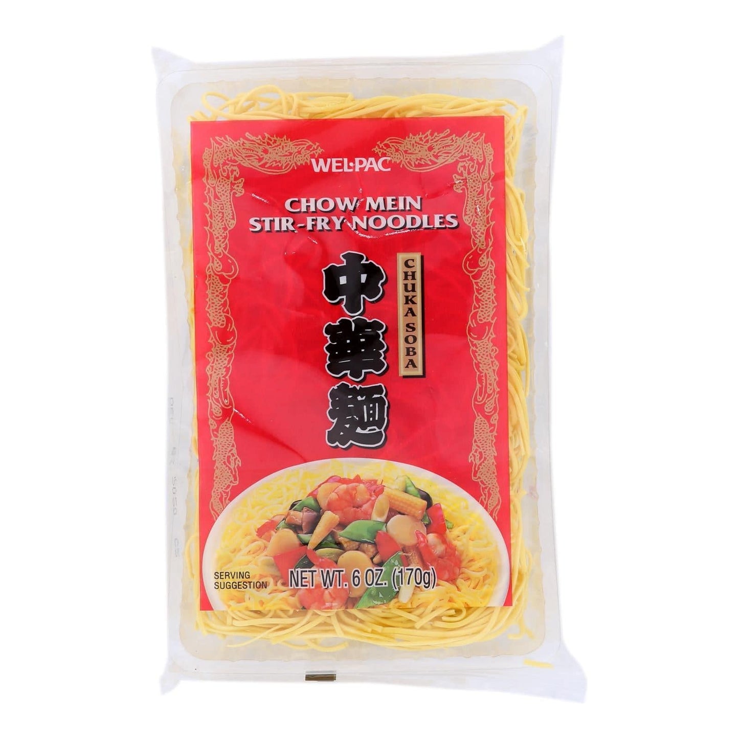 Wel-pac Chow Mein Stir-fry Noodles  - Case Of 12 - 6 Oz | OnlyNaturals.us