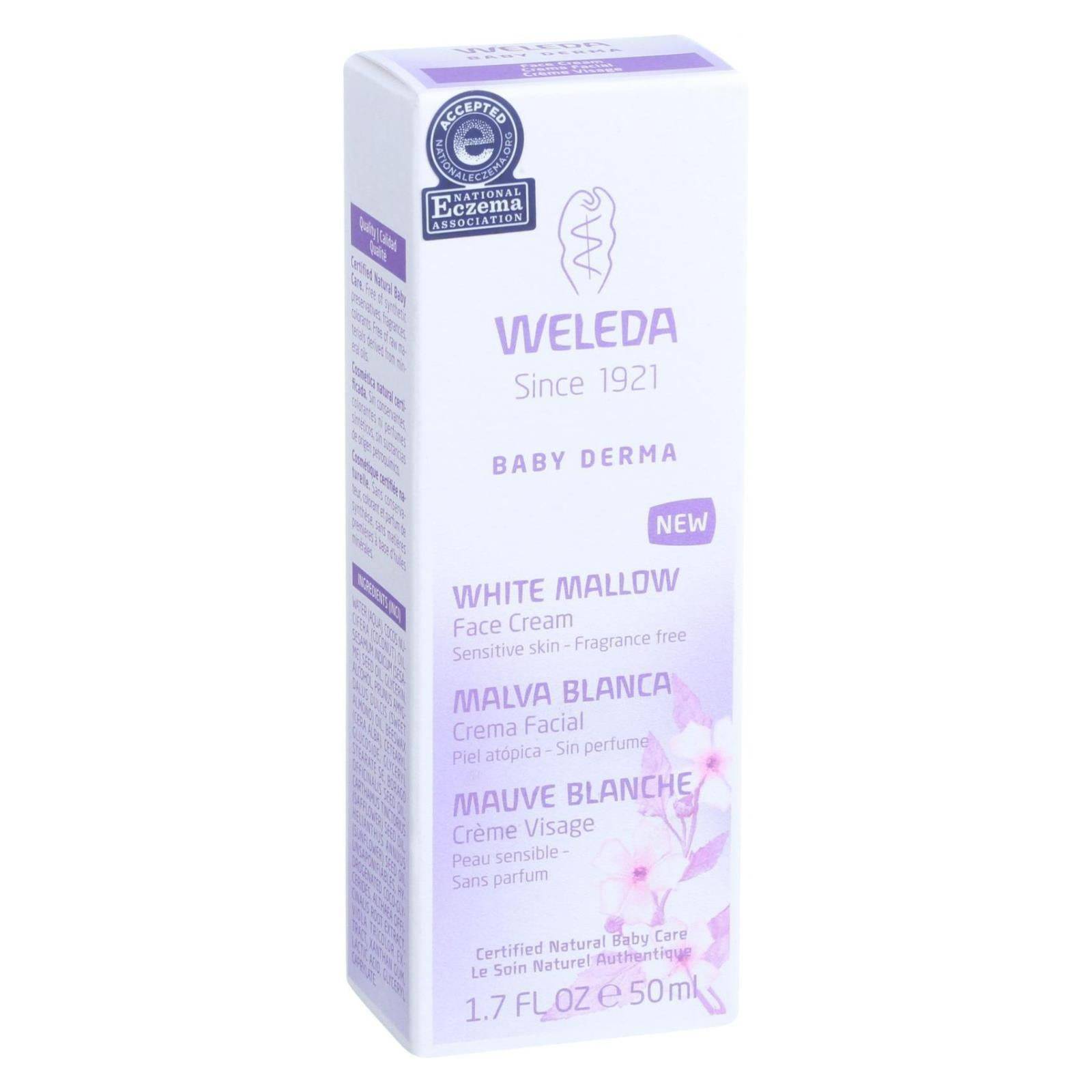 Buy Weleda Face Cream - Baby Derma - White Mallow - 1.7 Oz  at OnlyNaturals.us