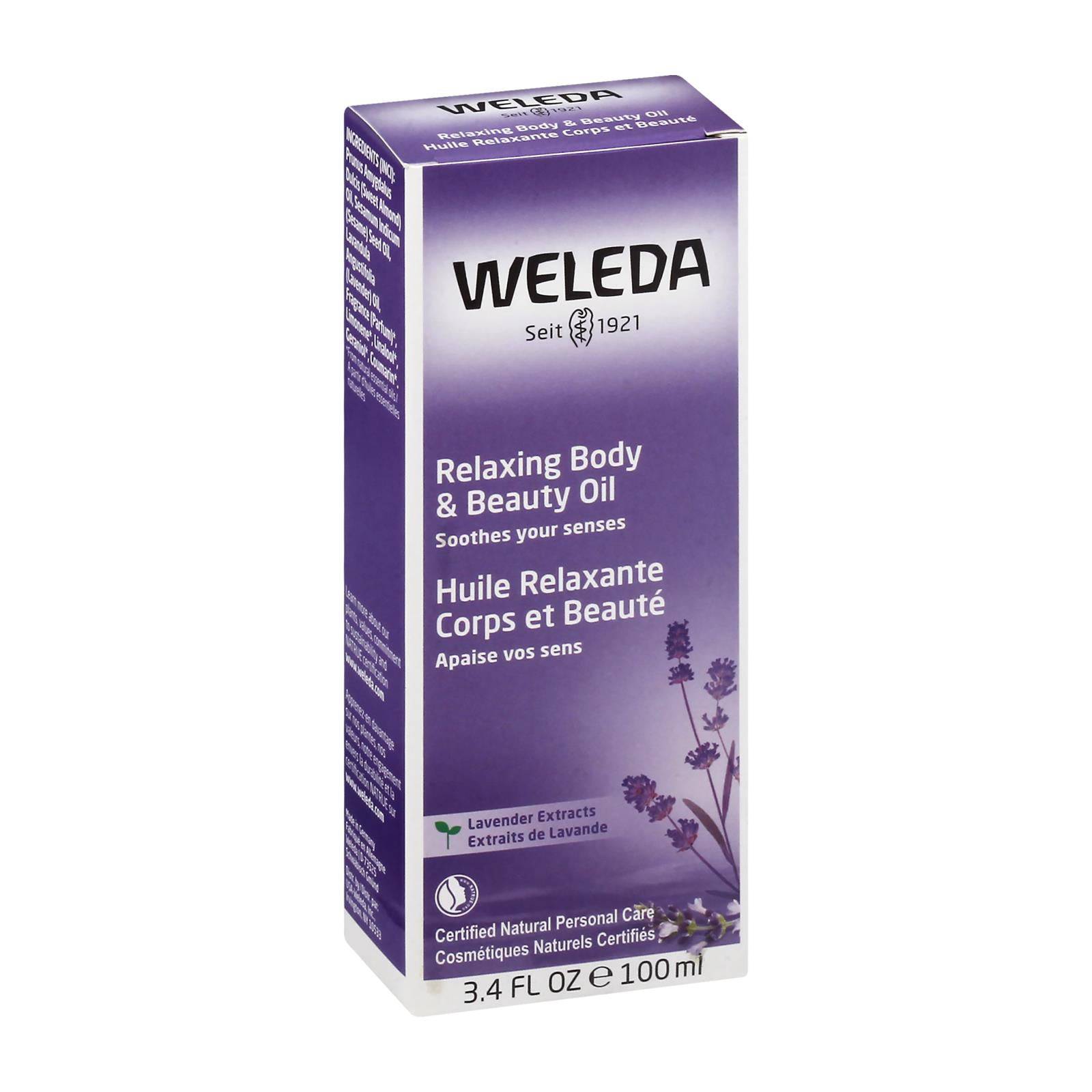 Weleda Relaxing Body Oil Lavender - 3.4 Fl Oz | OnlyNaturals.us