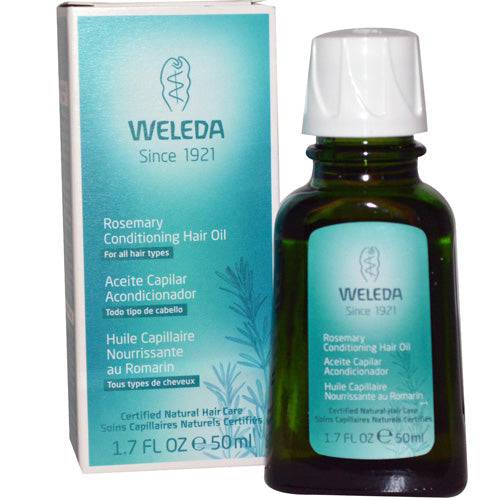 Weleda Hair Oil - Conditioning - Rosemary - 1.7 Fl Oz | OnlyNaturals.us