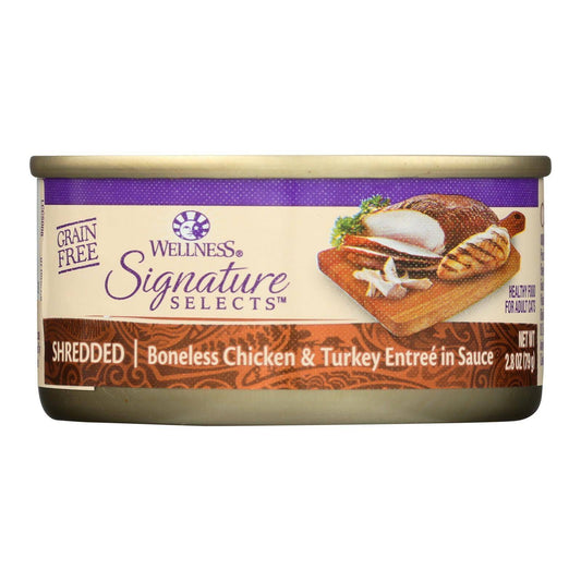 Buy Wellness Pet Products Cat - Can - Turkey - Chicken - Signature Selects - Case Of 12 - 2.8 Oz  at OnlyNaturals.us