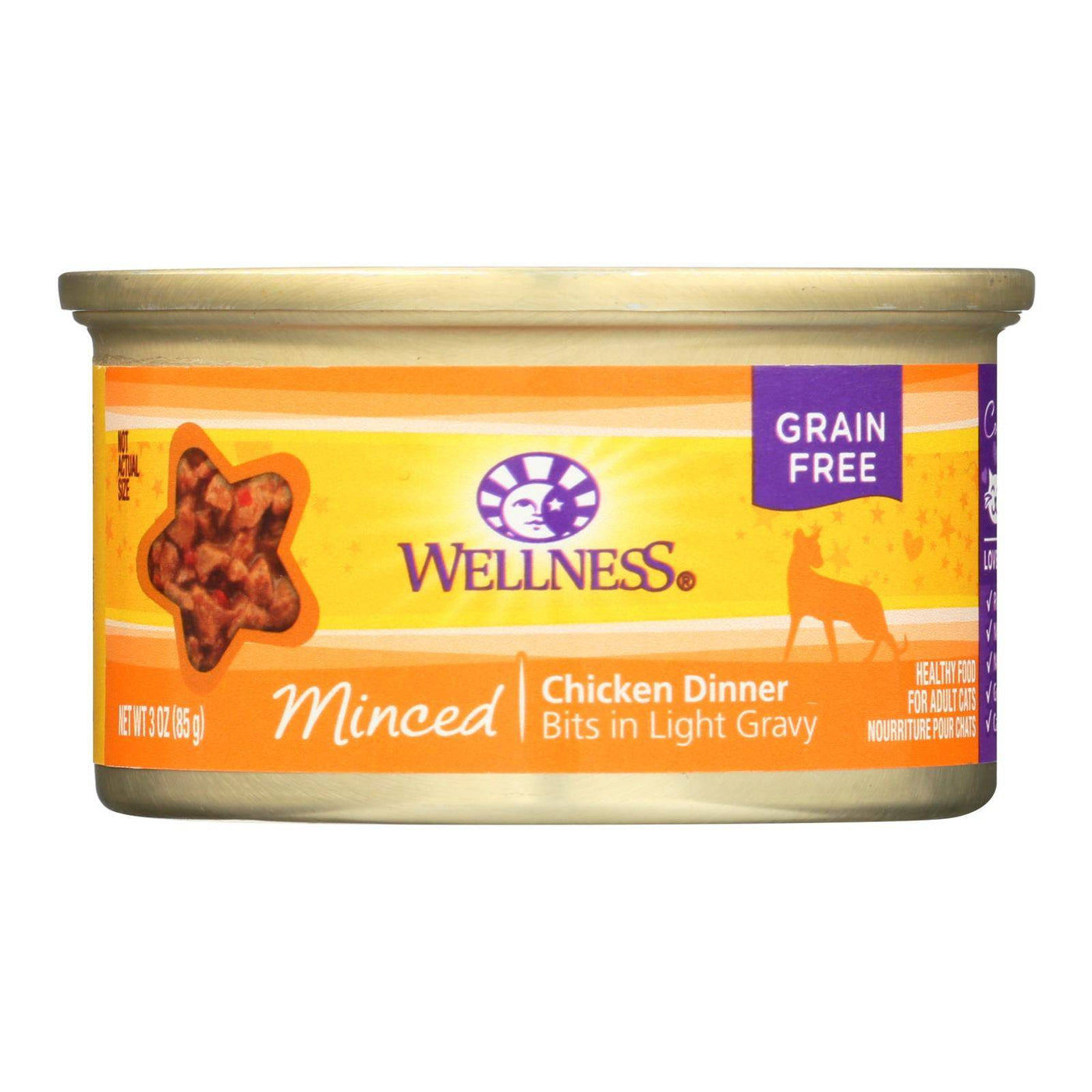 Wellness Pet Products Cat Food - Chicken Dinner - Case Of 24 - 3 Oz. | OnlyNaturals.us