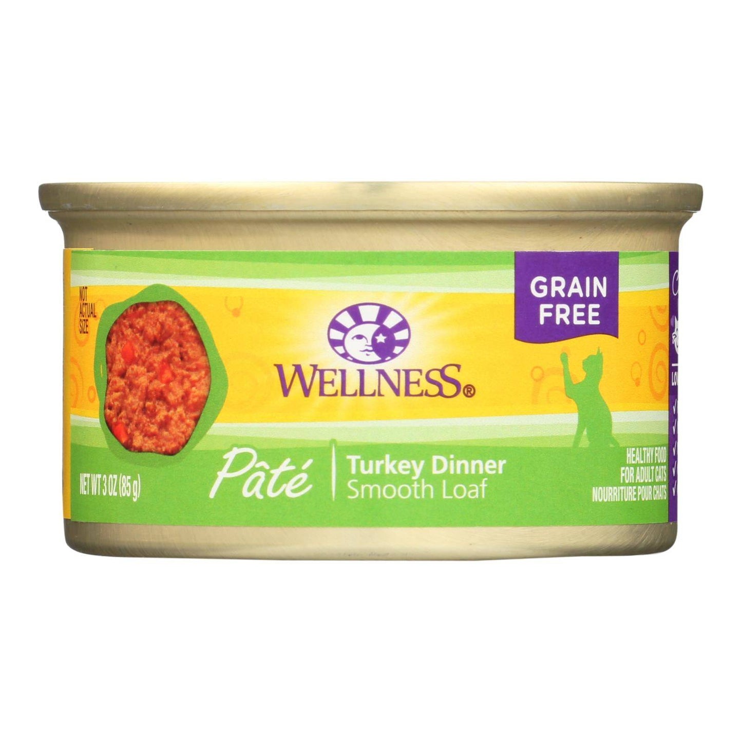 Wellness Pet Products Cat Food - Turkey Recipe - Case Of 24 - 3 Oz. | OnlyNaturals.us