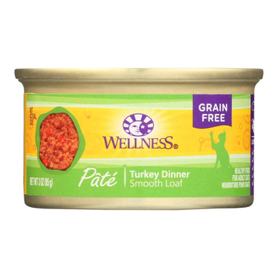 Wellness Pet Products Cat Food - Turkey Recipe - Case Of 24 - 3 Oz. | OnlyNaturals.us