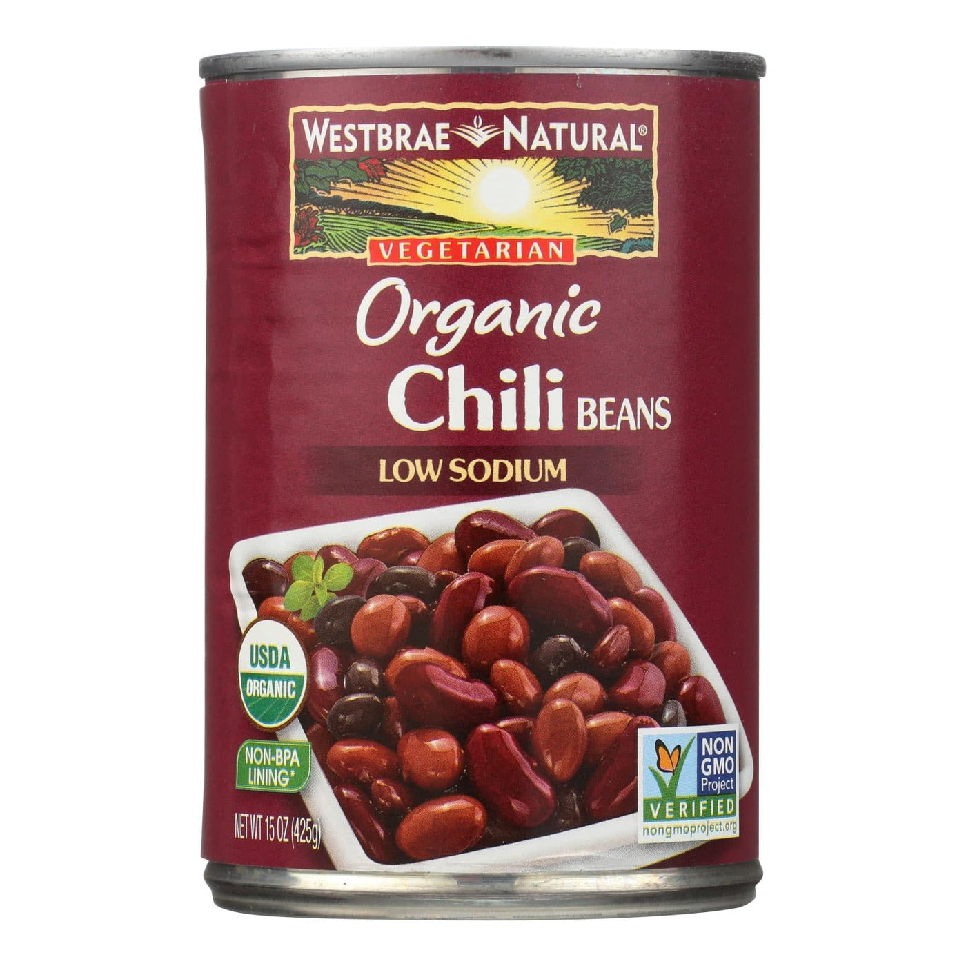 Buy Westbrae Foods Organic Chili Beans - Case Of 12 - 15 Oz.  at OnlyNaturals.us