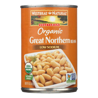 Westbrae Foods Organic Great Northern Beans - Case Of 12 - 15 Oz. | OnlyNaturals.us