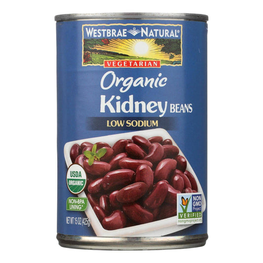 Westbrae Foods Organic Kidney Beans - Case Of 12 - 15 Oz. | OnlyNaturals.us